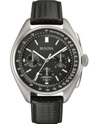 Bulova - Lunar Pilot Watch 96B251 Leather - Lyst