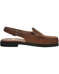 Sebago - Ladies Dan Flesh Out Suede Sandals Cognac) - Lyst