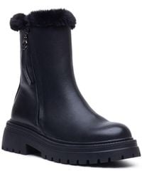 Hush Puppies - Rosalind Leather Winter Mid Calf Boots - Lyst