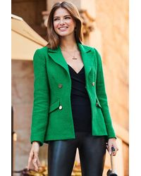 Sosandar - Boucle Tuxedo Blazer Jacket - Lyst