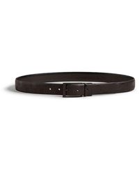 Ted Baker - Accessories Checkinn House Check Leather Belt - Lyst