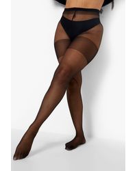 Boohoo - Plus 15 Denier Shaper Tights - Lyst