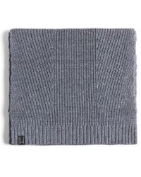 Ted Baker - Platet Knitted Scarf, Cotton - Lyst