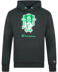 Champion - Nba2K League Cltx Logo Hoodie Cotton - Lyst
