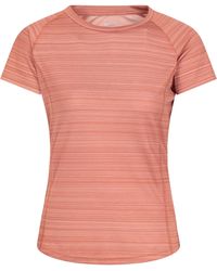 Mountain Warehouse - 'Endurance' Striped Tee Sun Protection Everyday Gym T-Shirt - Lyst