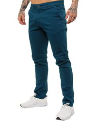 Enzo - Slim Fit Stretch Chinos - Lyst
