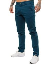 Enzo - Slim Fit Stretch Chinos - Lyst