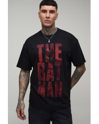 BoohooMAN - Tall The Batman Oversized License Print T-Shirt - Lyst