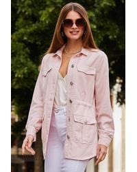 Sosandar - Denim Utility Jacket - Lyst
