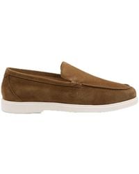Loake - Tuscany Suede Casual Shoe Chestnut - Lyst