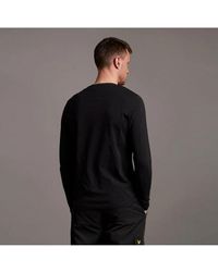 Lyle & Scott - Long Sleeve Regular Fit Cotton T Shirt - Lyst