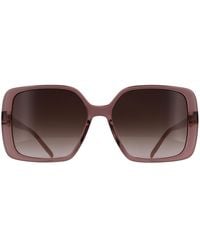 BOSS - Square Burgundy Nude Gradient 1939/G/S - Lyst