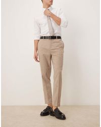 ASOS - Smart Tapered Fit Wool Mix Trousers - Lyst