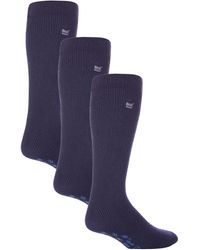 Heat Holders - 3 Pair Multipack Slipper Socks With Grips For Winter - Lyst