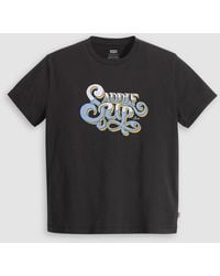 Levi's - Levi's Saddle Up Duotone Pirate Graphic Print Classic T-Shirt - Lyst