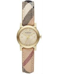 Burberry - Bu9219 Dial Haymarket Check Strap Watch - Lyst