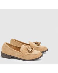 Good for the Sole - Lola Faux Suede Flexi Tassel Detail Loafers - Lyst