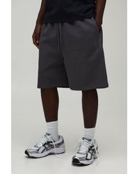 BoohooMAN - Essential Baggy Fit Mid Length Short - Lyst