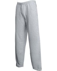 Fruit Of The Loom - Open Hem Jog Pants Jogging Bottoms - Lyst