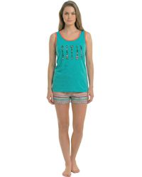 Kisses&Love - Summer Pajamas With Wide Straps, Cotton Kl45250 - Lyst