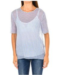 Armani - Womenss Short Sleeve Round Neck Blouse A5009-Qg - Lyst