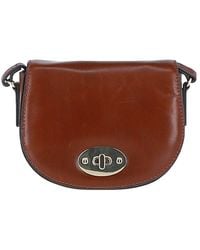 Ashwood Leather - 'Borsa Della Moda' Real Saddle Crossbody Bag - Lyst