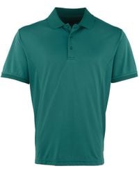 PREMIER - Coolchecker Pique Short Sleeve Polo T-Shirt (Bottle) - Lyst