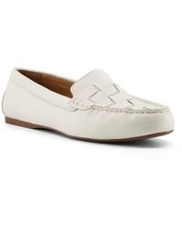 Dune - Greene Padded Woven-leather Loafers - Lyst