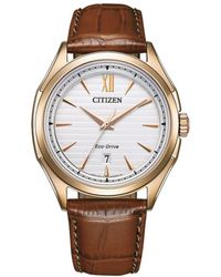 Citizen - Watch Aw1753-10A Leather (Archived) - Lyst