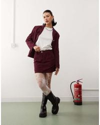 Reclaimed Vintage - Cord Mini Skirt Co-Ord - Lyst