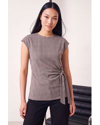 D.u.s.k - Shimmer Tie Waist Top - Lyst