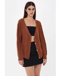 Hiccup - V-Neck Buttoned Cardigan - Lyst