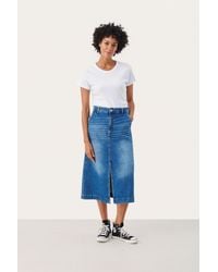 Part Two - Denim Rok A-Shape Medium Denim - Lyst
