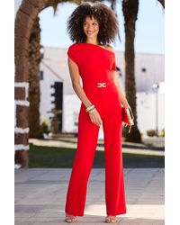 Sosandar - Asymmetric One Shoulder Jumpsuit - Lyst