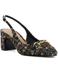 Dune - Ladies Brand Snaffle Block-Heeled Slingback Courts Choices - Lyst