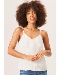 Gini London - Strappy Pleated Cami Top - Lyst