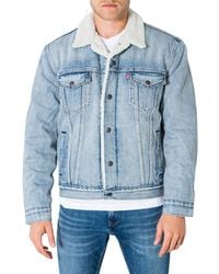 Levi's - Levi's Denim Jasje In Blauw - Lyst