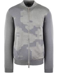 Armani - Exchange Track Jacket Virgin Wool - Lyst