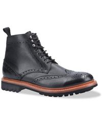 Cotswold - Rissington Commando Lace Up Leather Dress Boot - Lyst