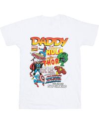 Marvel - Our Dad Superhero T-Shirt Cotton - Lyst