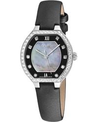 Gevril - Lugano Luxury Swiss Diamond Mop Dial 316L Genuine Italian Leather Watch - Lyst