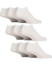 Gentle Grip - 9 Pack Diabetic Trainer Socks, Swollen Feet Wide Ankle - Lyst