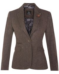 TruClothing - Tweed 1920S Herringbone Blazer Canvas - Lyst