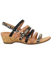 Vionic - Tess Ray Snake Sandals Leather - Lyst