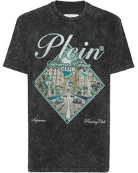 Philipp Plein - T-shirt Round Neck Ss Rombo Monaco - Lyst