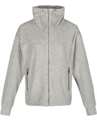 Regatta - Jessalyn Velours Full Zip Fleecejack (paloma Grijs Marl) - Lyst