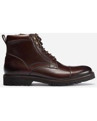 Oliver Sweeney - Runcorn Antiqued Calf Leather Brogue Boots - Lyst