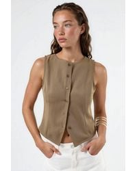 Hiccup - Buttoned Sleeveless Top - Lyst