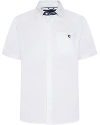 KAM Jeanswear - Kam Plus Size Stretch Shirt Button Up Short Sleeve - Lyst