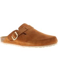 Hush Puppies - Sandals Bailey Closed Toe Mule Leather Flat Slip On - Lyst